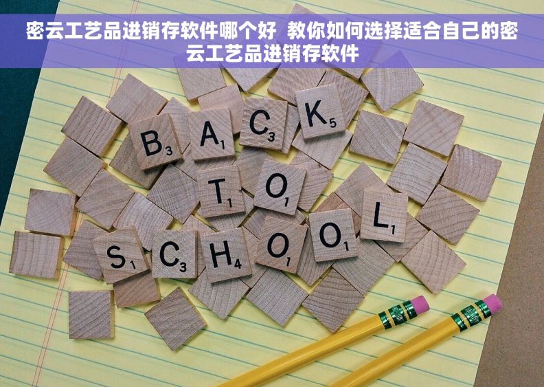 密云工艺品进销存软件哪个好  教你如何选择适合自己的密云工艺品进销存软件