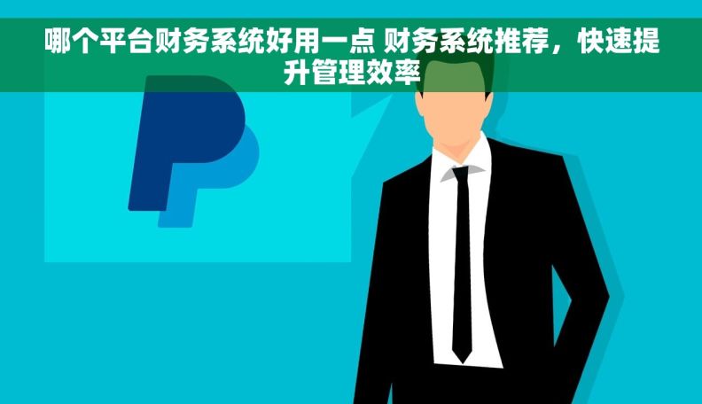 哪个平台财务系统好用一点 财务系统推荐，快速提升管理效率