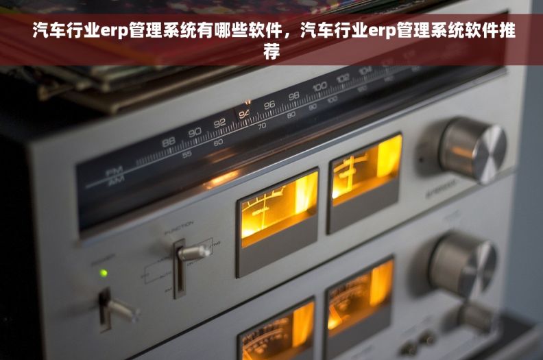  汽车行业erp管理系统有哪些软件，汽车行业erp管理系统软件推荐