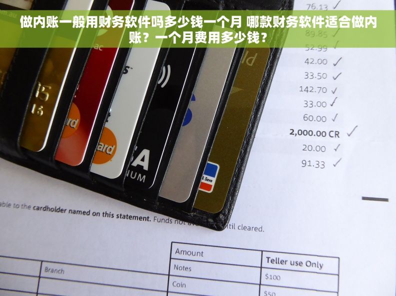 做内账一般用财务软件吗多少钱一个月 哪款财务软件适合做内账？一个月费用多少钱？
