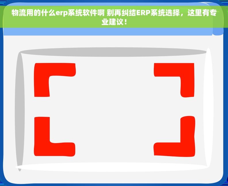 物流用的什么erp系统软件啊 别再纠结ERP系统选择，这里有专业建议！