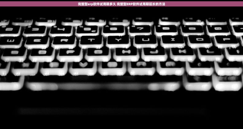 完整型erp软件试用期多久 完整型ERP软件试用期延长的方法
