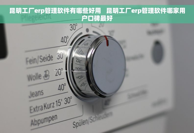 昆明工厂erp管理软件有哪些好用   昆明工厂erp管理软件哪家用户口碑最好