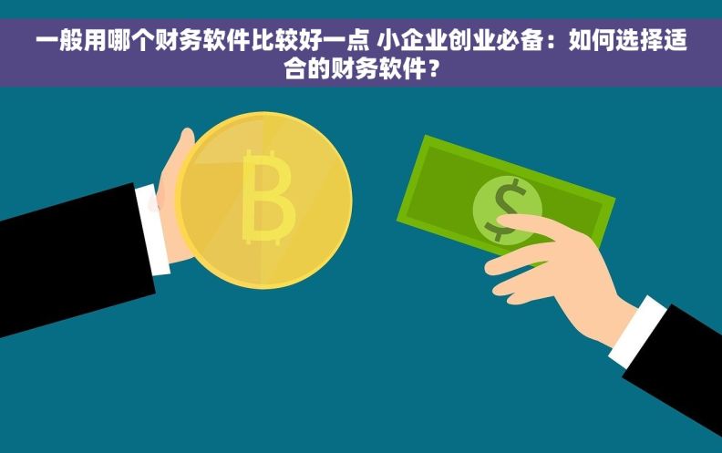 一般用哪个财务软件比较好一点 小企业创业必备：如何选择适合的财务软件？