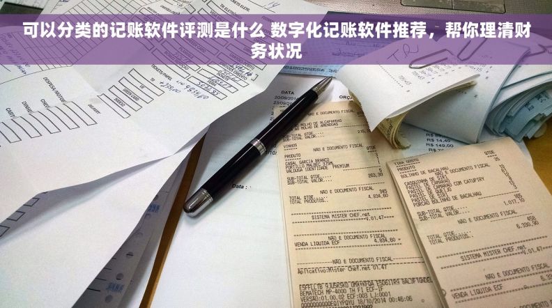 可以分类的记账软件评测是什么 数字化记账软件推荐，帮你理清财务状况