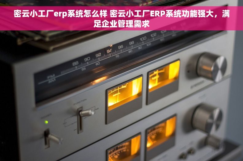 密云小工厂erp系统怎么样 密云小工厂ERP系统功能强大，满足企业管理需求