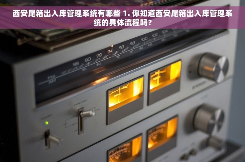 西安尾箱出入库管理系统有哪些 1. 你知道西安尾箱出入库管理系统的具体流程吗？