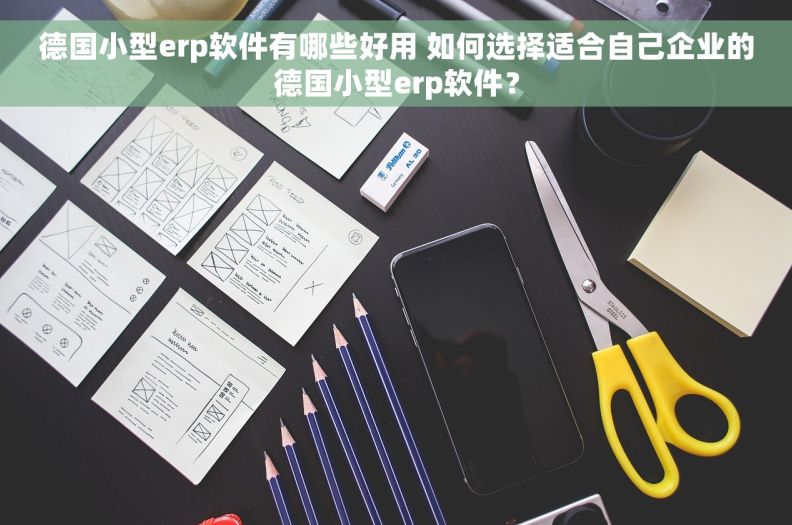 德国小型erp软件有哪些好用 如何选择适合自己企业的德国小型erp软件？