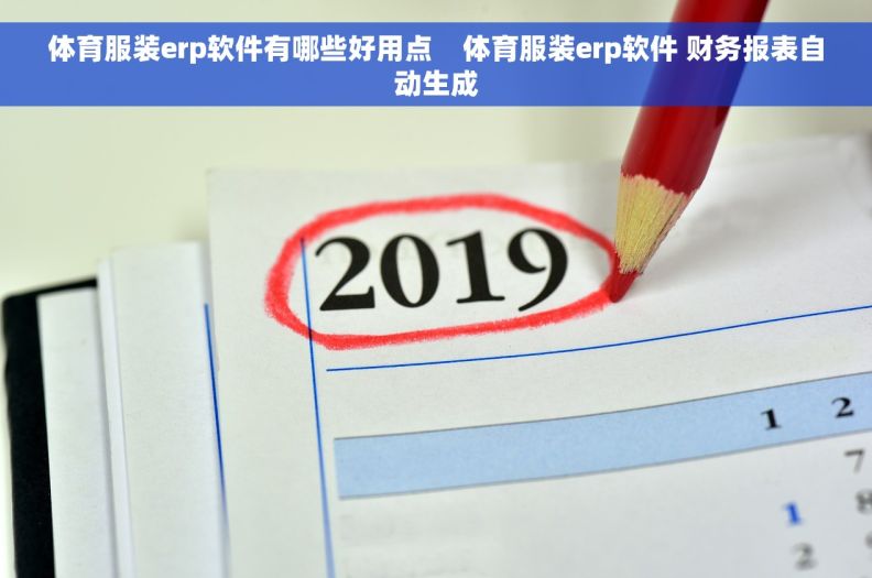 体育服装erp软件有哪些好用点    体育服装erp软件 财务报表自动生成