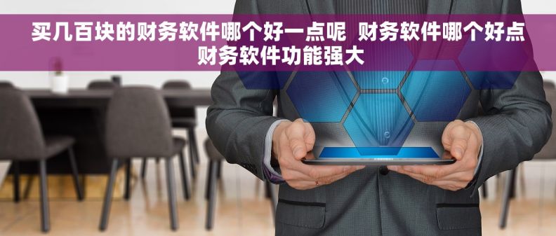 买几百块的财务软件哪个好一点呢  财务软件哪个好点 财务软件功能强大