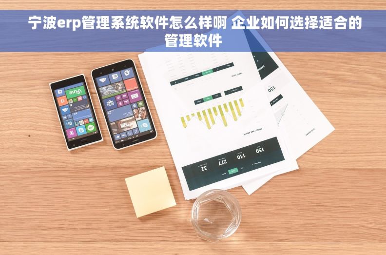  宁波erp管理系统软件怎么样啊 企业如何选择适合的管理软件