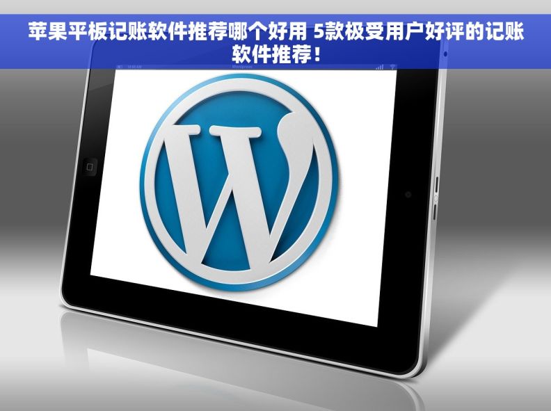 苹果平板记账软件推荐哪个好用 5款极受用户好评的记账软件推荐！