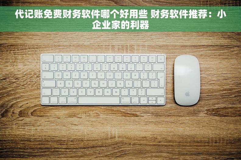 代记账免费财务软件哪个好用些 财务软件推荐：小企业家的利器