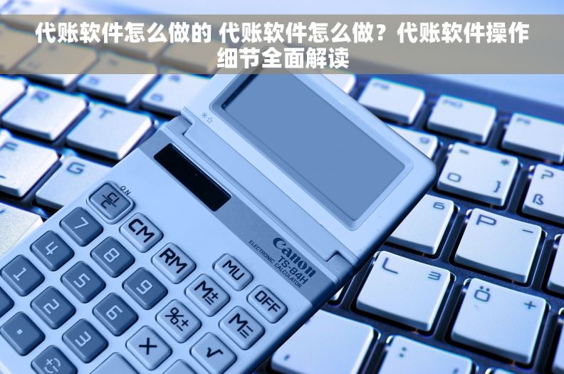 代账软件怎么做的 代账软件怎么做？代账软件操作细节全面解读