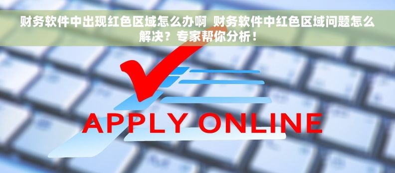财务软件中出现红色区域怎么办啊  财务软件中红色区域问题怎么解决？专家帮你分析！