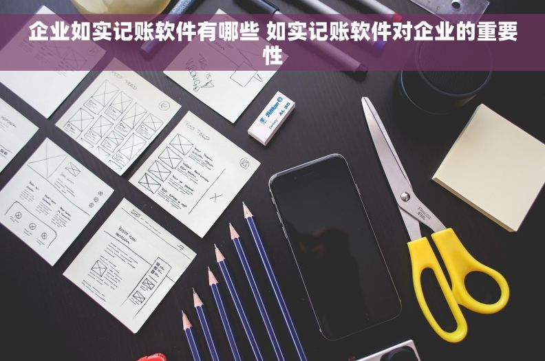 企业如实记账软件有哪些 如实记账软件对企业的重要性