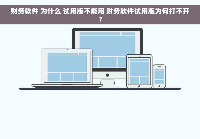 财务软件 为什么 试用版不能用 财务软件试用版为何打不开？