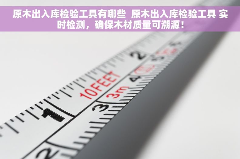 原木出入库检验工具有哪些  原木出入库检验工具 实时检测，确保木材质量可溯源！