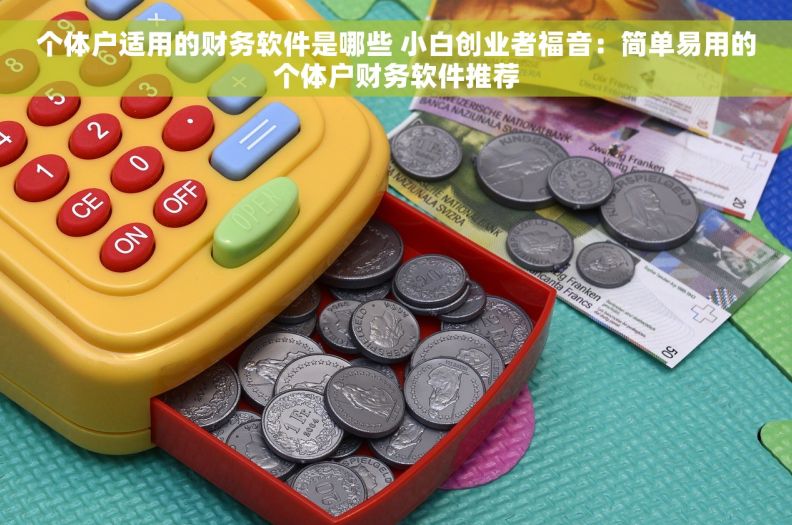 个体户适用的财务软件是哪些 小白创业者福音：简单易用的个体户财务软件推荐