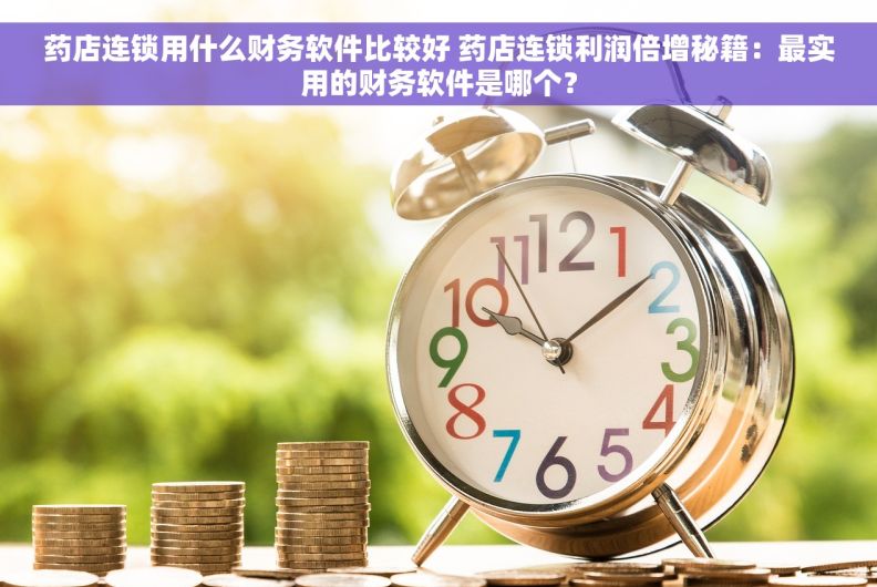 药店连锁用什么财务软件比较好 药店连锁利润倍增秘籍：最实用的财务软件是哪个？
