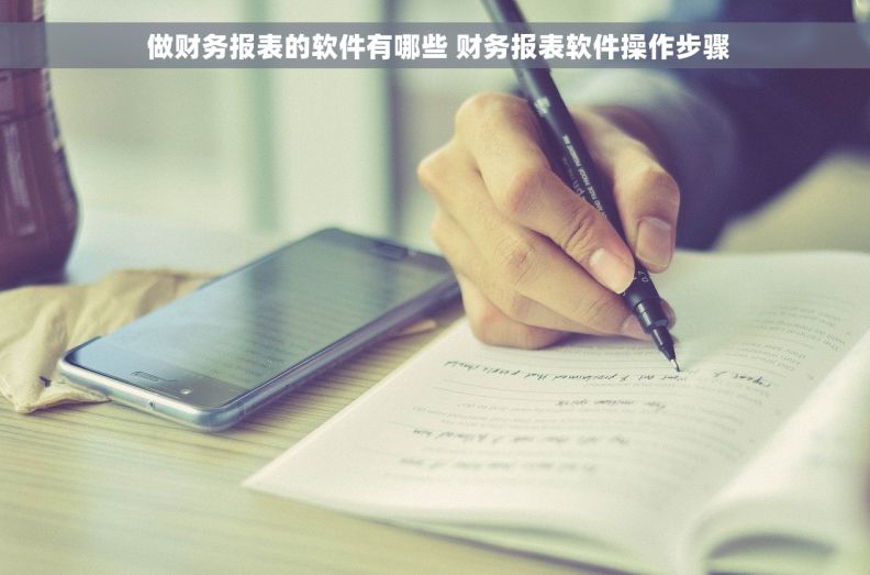  做财务报表的软件有哪些 财务报表软件操作步骤