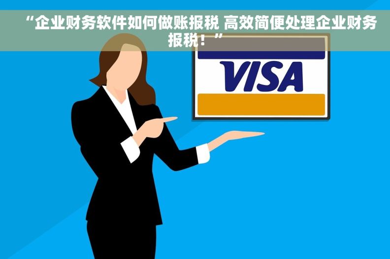 “企业财务软件如何做账报税 高效简便处理企业财务报税！”