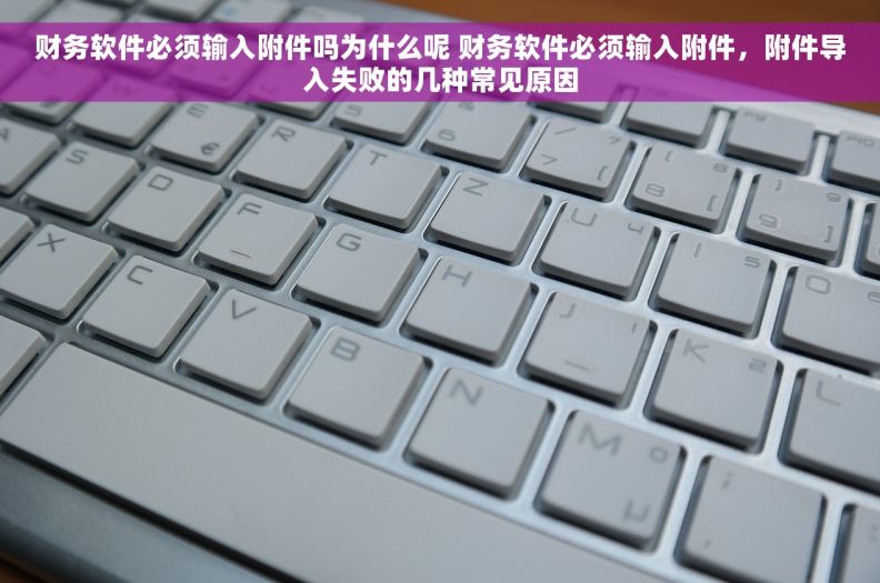 财务软件必须输入附件吗为什么呢 财务软件必须输入附件，附件导入失败的几种常见原因