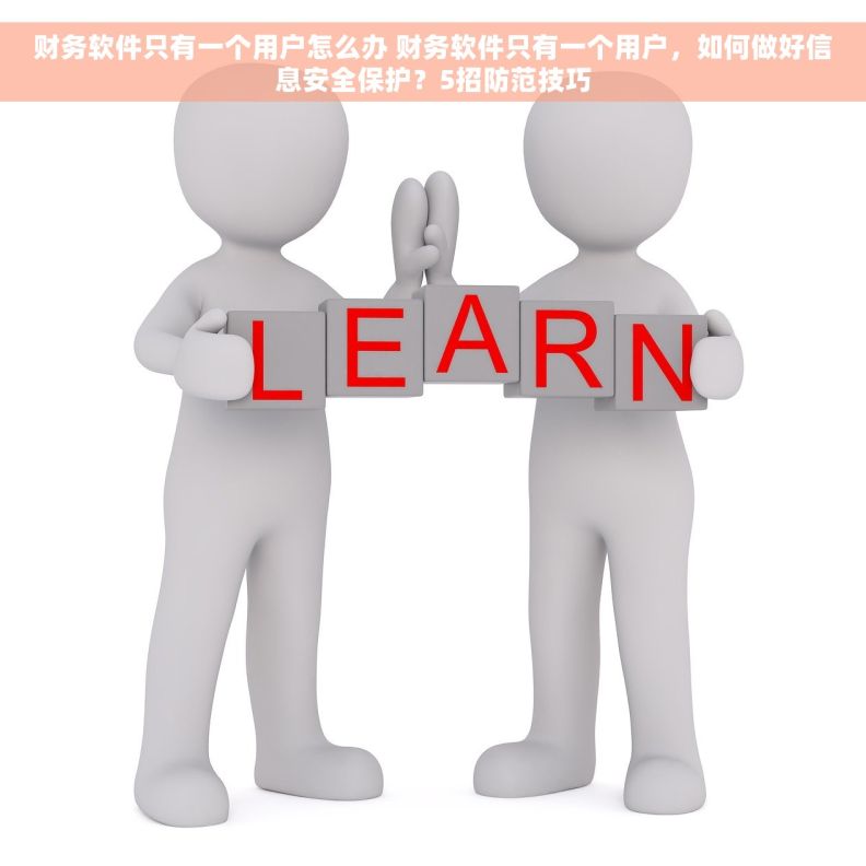 财务软件只有一个用户怎么办 财务软件只有一个用户，如何做好信息安全保护？5招防范技巧