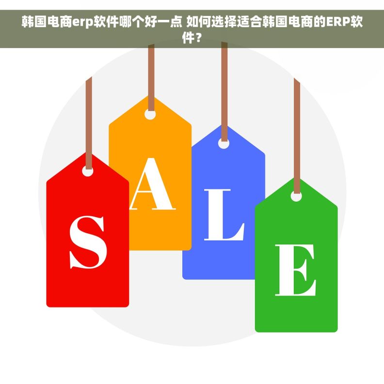 韩国电商erp软件哪个好一点 如何选择适合韩国电商的ERP软件？