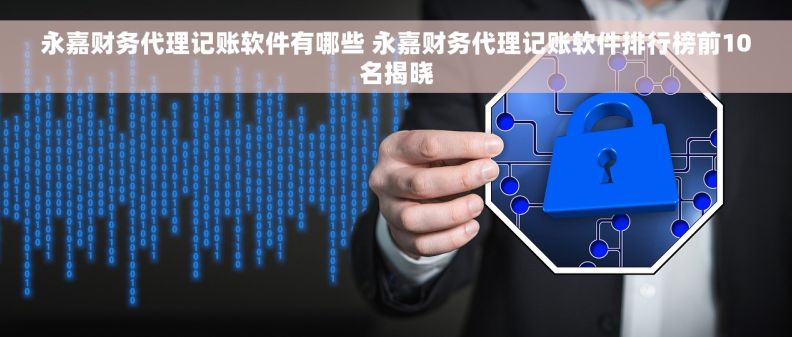 永嘉财务代理记账软件有哪些 永嘉财务代理记账软件排行榜前10名揭晓