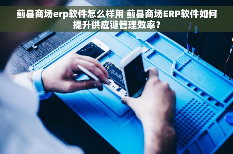 蓟县商场erp软件怎么样用 蓟县商场ERP软件如何提升供应链管理效率？
