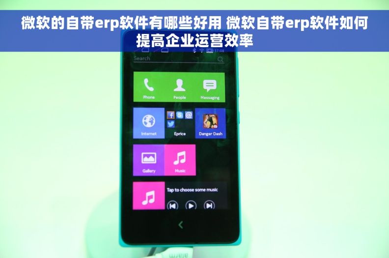微软的自带erp软件有哪些好用 微软自带erp软件如何提高企业运营效率