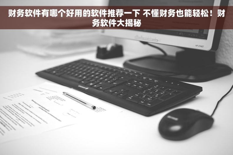 财务软件有哪个好用的软件推荐一下 不懂财务也能轻松！财务软件大揭秘