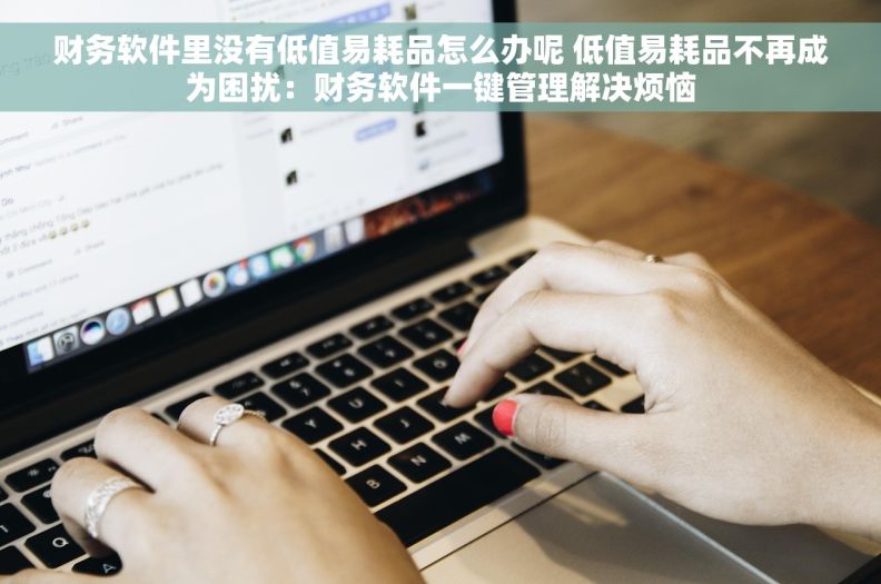 财务软件里没有低值易耗品怎么办呢 低值易耗品不再成为困扰：财务软件一键管理解决烦恼