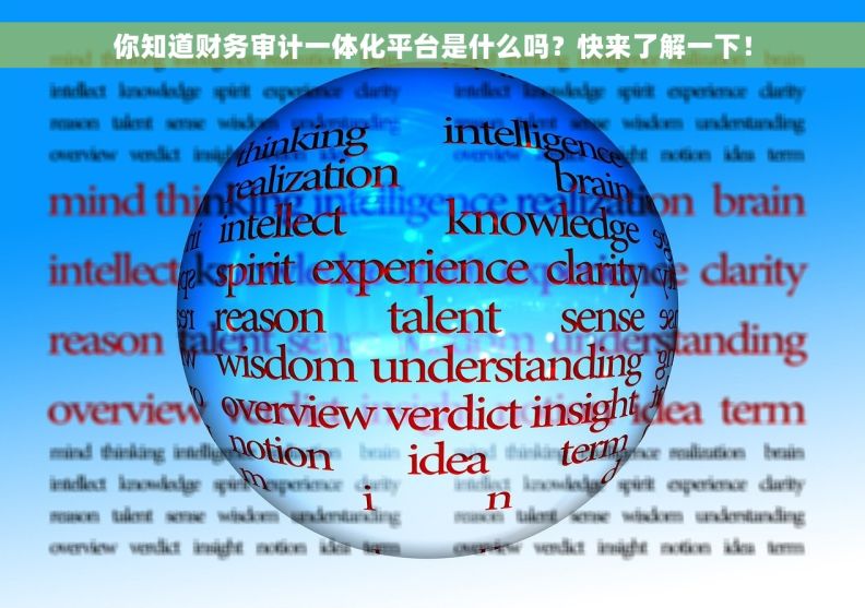 你知道财务审计一体化平台是什么吗？快来了解一下！