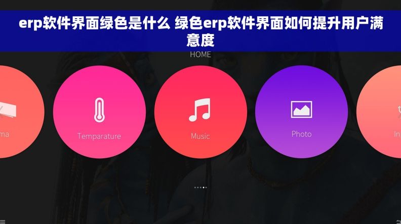 erp软件界面绿色是什么 绿色erp软件界面如何提升用户满意度
