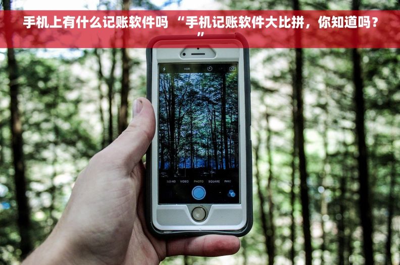 手机上有什么记账软件吗 “手机记账软件大比拼，你知道吗？”