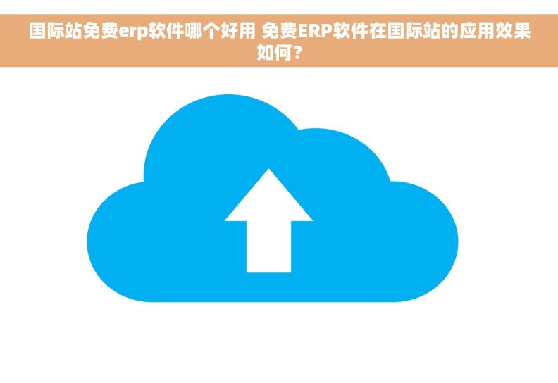 国际站免费erp软件哪个好用 免费ERP软件在国际站的应用效果如何？