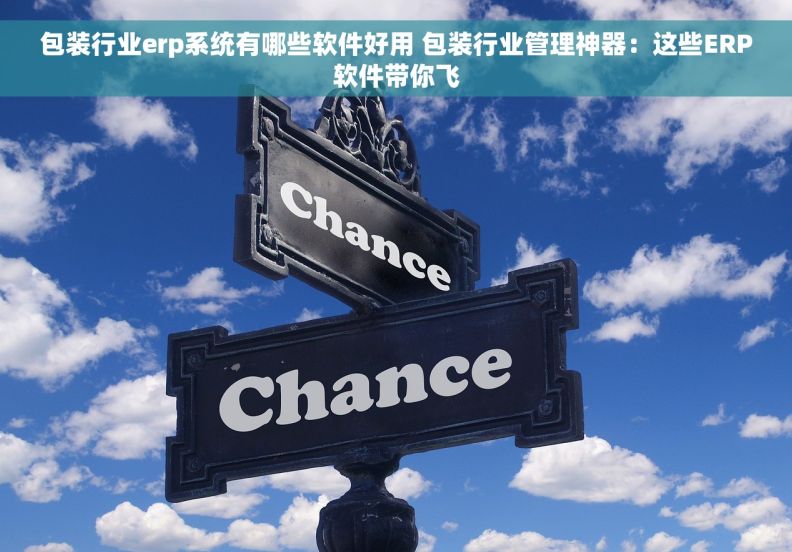包装行业erp系统有哪些软件好用 包装行业管理神器：这些ERP软件带你飞
