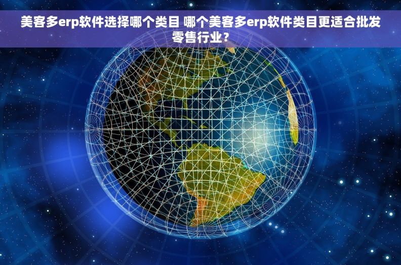 美客多erp软件选择哪个类目 哪个美客多erp软件类目更适合批发零售行业？