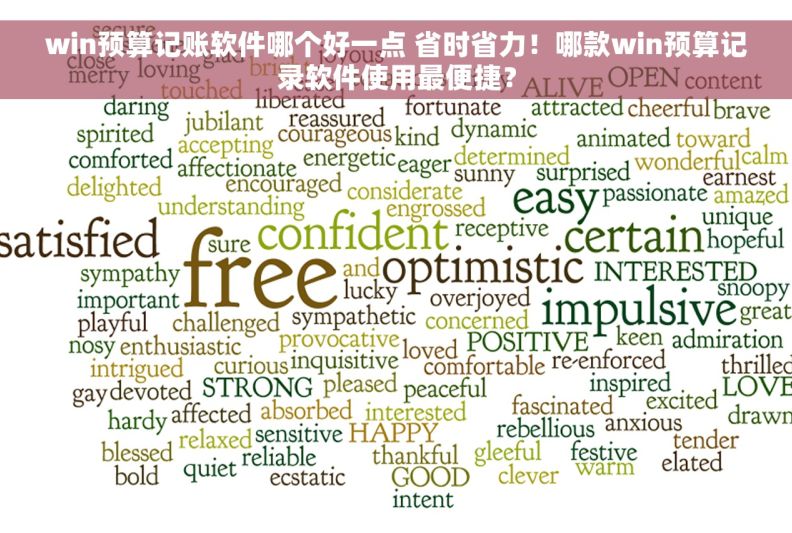 win预算记账软件哪个好一点 省时省力！哪款win预算记录软件使用最便捷？
