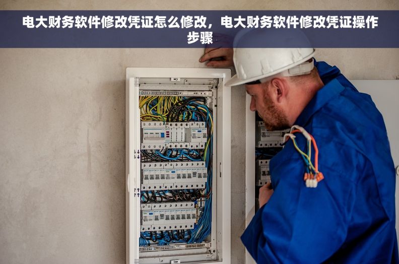 电大财务软件修改凭证怎么修改，电大财务软件修改凭证操作步骤