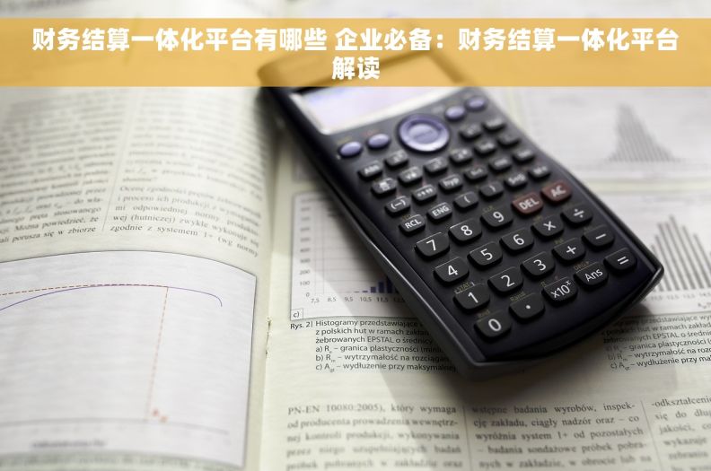 财务结算一体化平台有哪些 企业必备：财务结算一体化平台解读