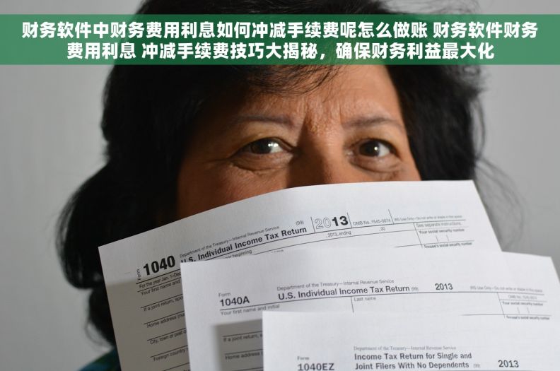 财务软件中财务费用利息如何冲减手续费呢怎么做账 财务软件财务费用利息 冲减手续费技巧大揭秘，确保财务利益最大化