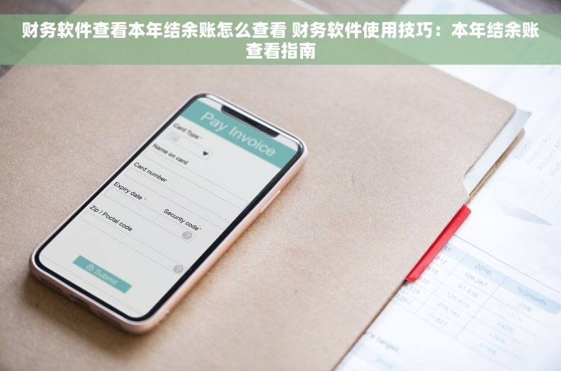财务软件查看本年结余账怎么查看 财务软件使用技巧：本年结余账查看指南