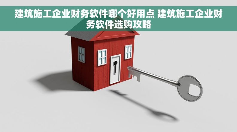 建筑施工企业财务软件哪个好用点 建筑施工企业财务软件选购攻略