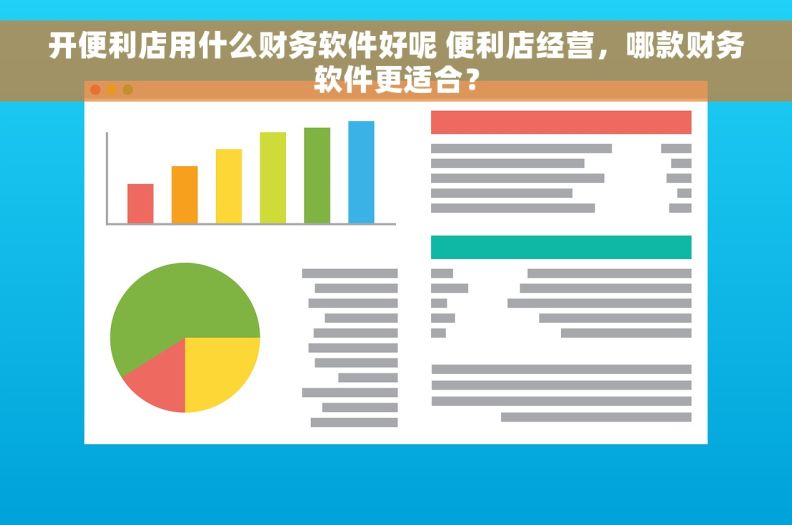 开便利店用什么财务软件好呢 便利店经营，哪款财务软件更适合？