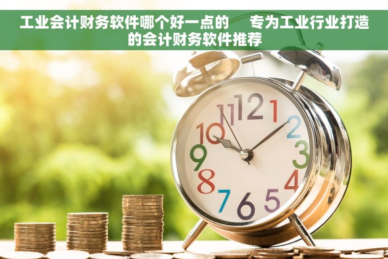 工业会计财务软件哪个好一点的     专为工业行业打造的会计财务软件推荐