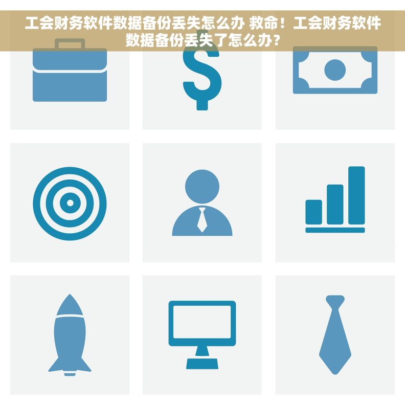 工会财务软件数据备份丢失怎么办 救命！工会财务软件数据备份丢失了怎么办？