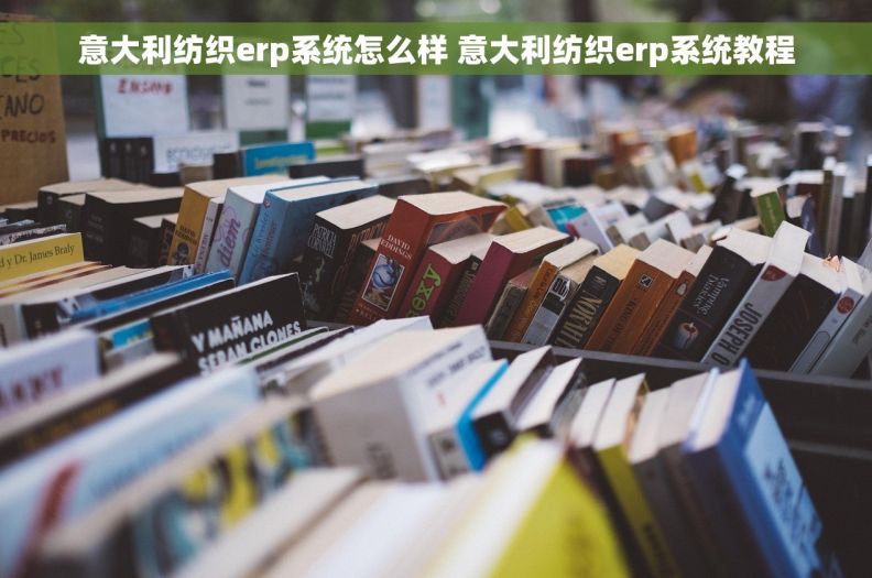 意大利纺织erp系统怎么样 意大利纺织erp系统教程
